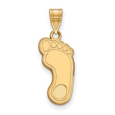 Black Bow Jewelry 14k Yellow Gold North Carolina Tar Heels NCAA Large Pendant