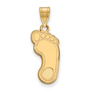 Black Bow Jewelry 14k Yellow Gold North Carolina Tar Heels NCAA Large Pendant - 1 of 3