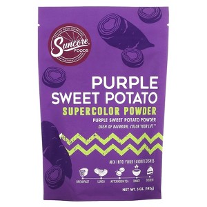 Suncore Foods Purple Sweet Potato, Supercolor Powder, 5 oz (142 g) - 1 of 2