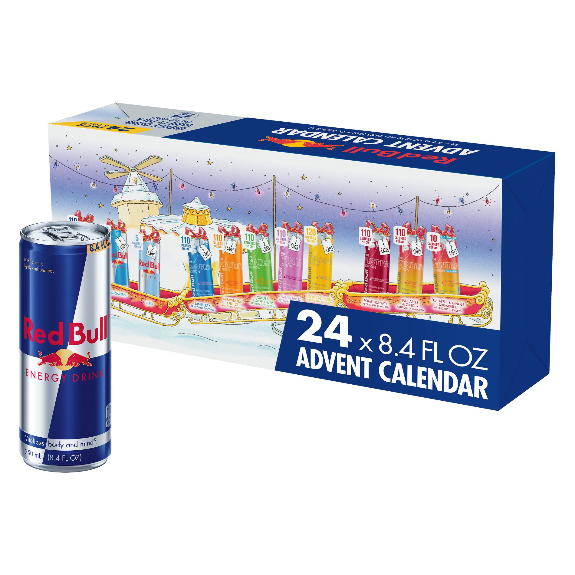 Red Bull Advent Calendar 2025 Energy Drink - 24pk/8.4 fl oz