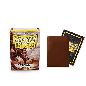Dragon Shield Classic Brown Standard Size 100 ct Card Sleeves Individual Pack - 1 of 4