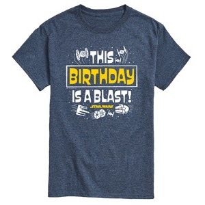 Men's - Star Wars - This Birthday Is A Blast Short Sleeve Graphic T-Shirt - 1 of 4