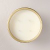 Lidded Metal Pomelo 4-Wick Jar Candle Brass Finish 20oz - Hearth & Hand™ with Magnolia - 3 of 3