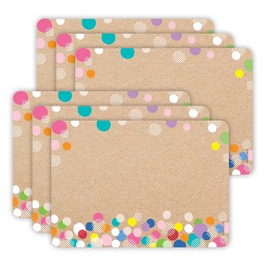 Creative Teaching Press® Krafty Pop Colorful Kraft Bubbles Labels, 2-1/2" x 3-1/2", 36 Per Pack, 6 Packs - 1 of 2
