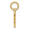 Black Bow Jewelry 14k Yellow Gold Small Chinese Long Life Symbol Charm or Pendant, 9mm - 2 of 4