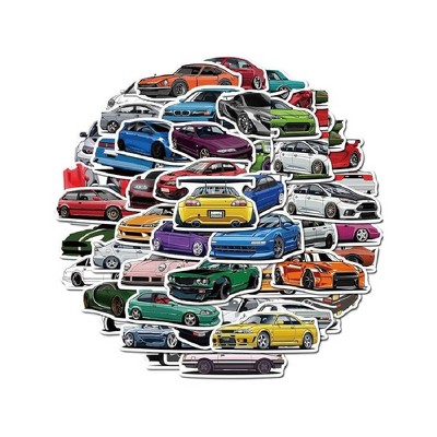 TruAIR 100 PCS Racing Vinyl Car Stickers