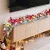 Christmas Garland with Lights, 6FT Battery Operated with 20 LED 8 Modes & Timer for Indoor Outdoor Doorway Staircase Christmas Decor - 2 of 4