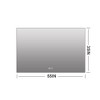 Keonjinn LED Backlit Bathroom Vanity Wall Mirror, 3 Color Temperatures Dimmable, Anti-Fog - 3 of 4