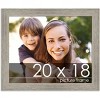 PosterPalooza | 20x18 Wide Barnwood Picture Frame, UV Acrylic, 6 Finishes - Grey, Brown, White, and Black - 2 of 4