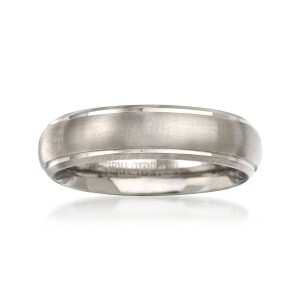 Ross-Simons Men's 6mm Titanium Wedding Ring - 1 of 3