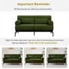 RISOKEYS 59" Modern Loveseat Sofa Couch, 2-Seater Cloud Sofa with Unique Cylindrical Armrests for Living Room, Office & Apartment - 3 of 4
