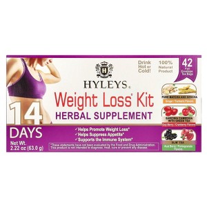 Hyleys 14 Day Weight Loss Tea - 42 Tea Bags (1 Pack), Detox Tea for Cleanse (100% Natural, Sugar Free, Gluten Free and Non-GMO) - 1 of 3