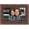 PosterPalooza | 21x15 Wide Bamboo Picture Frame, UV Acrylic, 4 Finishes - Brown, Black, Silver, and Natural - 2 of 4