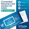 Inspire Adult Wet Wipes, Adult Wash Cloths, Adult Wipes for Incontinence & Cleansing for Elderly, 8"x12" - 3 of 4