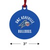UNC Asheville Bulldogs Logo Aluminum Holiday Christmas Tree Ornament - 3 of 4