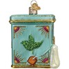 Old World Christmas Blown Glass Ornament for Christmas Tree, Tea Tin (with OWC Gift Box) - 3 of 4