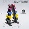 Gulches Color Neoprene Dumbbell Set with Rack, Multiple Weight Options, Set - 2 of 4