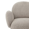 Fabric Swivel Accent Chair with Cloud-Like Comfort and Metal Frame - 4 of 4