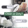 Unique Bargains Kitchen Hotel Indicator Clean Dirty Sign Oval Dishwasher Magnet - 3 of 4