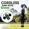 Adjustable Cordless Jump Rope, Weighted Ropeless Skipping Rope for Indoor Cardio, Home Fitness Training - 3 of 4