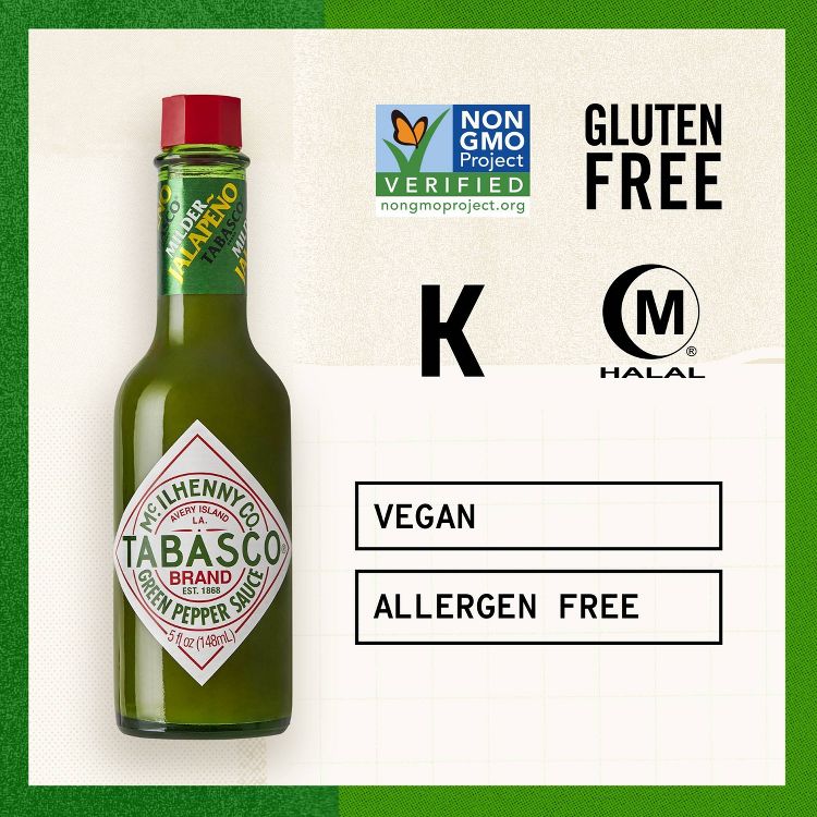 TABASCO  Green Pepper Jalapeno Sauce - 5oz, 5 of 8