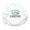 Simply Sage Market Life Is Better When You're Camping Sweatshirt - 2 of 4