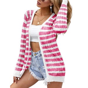 Lightweight Summer Cardigan for Women Spring Netted Crochet Cardigans Sweaters - 1 of 4