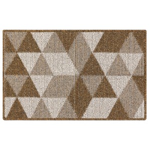 Unique Bargains Indoor Outdoor Durable Easy Clean Absorbent Washable Dirt Resist Door Mat 1 Pc - 1 of 4