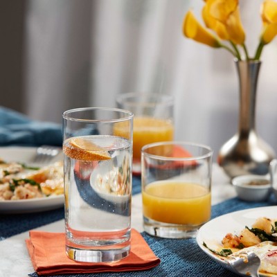 Libbey Province Clear Glass Tumbler and Rocks Set, 16-Piece