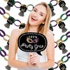 Big Dot of Happiness Mardi Gras - Banner and Photo Booth Decorations - Masquerade Party Supplies Kit - Doterrific Bundle - 2 of 4