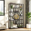 Kumasinova 72 Inch Book Shelf Industrial Etagere Bookcase with 8-Tier Open Storage Shelves for Living Room,Bedroom,Office,Black - 2 of 4
