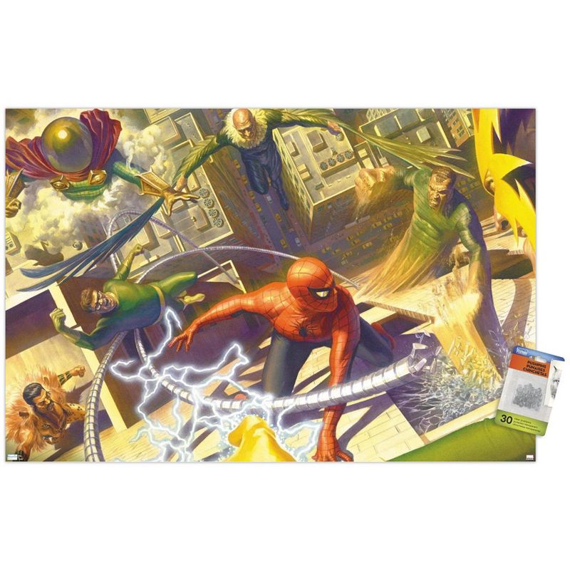 Trends International Marvel Comics - Spider-Man - Battle with Sinister Six Unframed Wall Poster Prints, 1 of 7