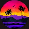 Men's Design By Humans The Color of Paradise By clingcling T-Shirt - 2 of 4