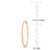 EVERLY JEWELRY | 14k Yellow Gold Hoop Earrings - 3 of 4