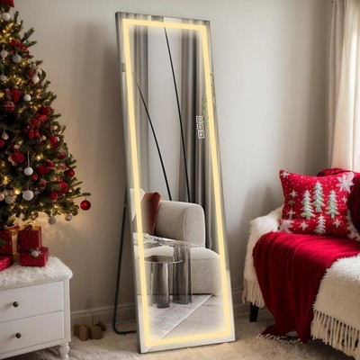 Runesay Full Length Mirror Wide Standing Tall Full Size Mirror Large Floor Mirror Dressing Big Mirror
