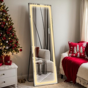 Runesay Full Length Mirror Wide Standing Tall Full Size Mirror Large Floor Mirror Dressing Big Mirror - 1 of 4