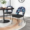 Zuo Merion Dining Chair (Set of 2) Multicolor Print & Black - 2 of 4