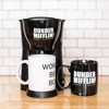 Uncanny Brands The Office Single Cup Coffee Maker Gift Set with 2 Mugs - 4 of 4