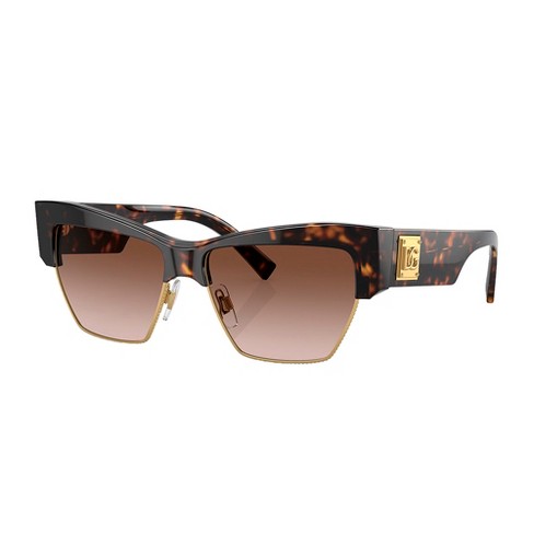 Dolce & Gabbana DG 4415 502/13 Womens Cat-Eye Sunglasses Havana 56mm
