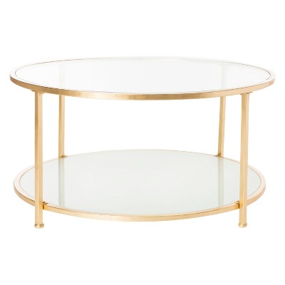 target brass coffee table