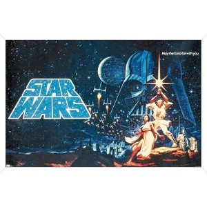 Trends International Star Wars: A New Hope - Horizontal Banner Framed Wall Poster Prints - 1 of 4