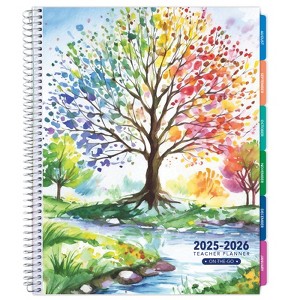 Global Printed Products Lite Teacher AY 2025-2026 Planner - 8.5"x11" (Tree Seasons) - 1 of 4