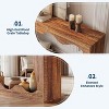 63'' Farmhouse Console Table with Entryway, Couch Table Behind Sofa, Narrow Console Table, Hallway Stand for Living Room - 2 of 4