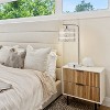 19.5" Quigley Silver Drum Shade Table Lamp - River of Goods: Chrome-Finish, USB Ports, UL Listed - 3 of 4