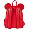 Loungefly Disney All Red Mickey Ears Burnout Mini Backpack with Mini Coin Bag - 3 of 4