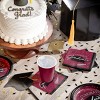 Creative Converting Graduate School Spirit Burgundy Red Paper Beverage Napkins 108ct - 2 of 3