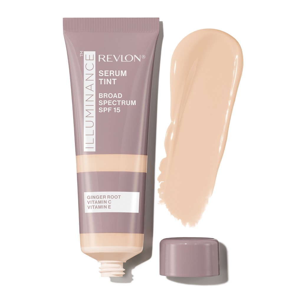 Photos - Foundation & Concealer Revlon Illuminance Triple Hyaluronic Acid Tinted Serum - 117 Light Beige  