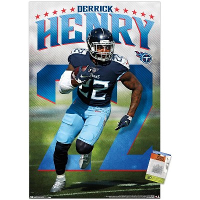 Derrick Henry American Football Team Tennessee Titans Wall Art - POSTER  20"x30"