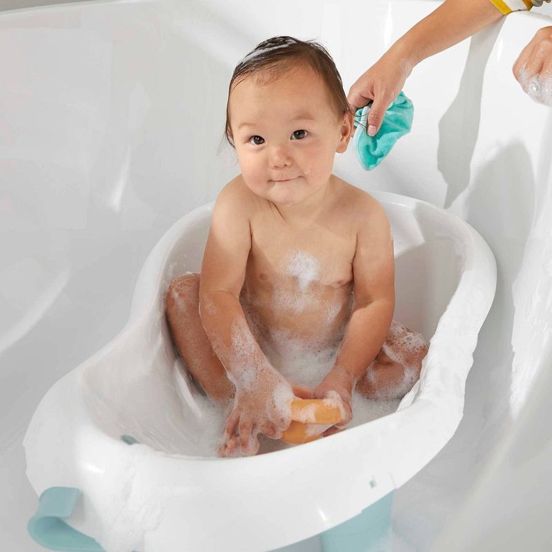 Fisher-Price 4-in-1 Sling &#39;n Seat Tub - White/Blue, 4 of 8