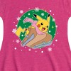 Girls' - Pokémon - Pikachu Sled Fit & Flair Cap Sleeve Dress - 2 of 2